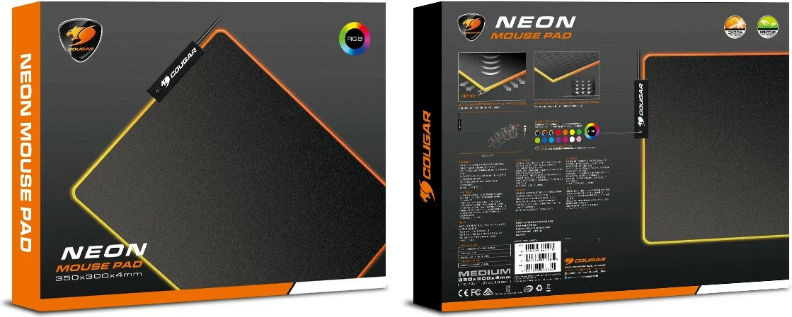 Mauspad Cougar Neon ARGB 350x300