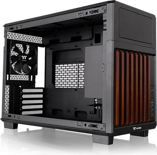Kasë Thermaltake TR200 WS, USB-C, 2x2.5" + 2x3.5", e zezë