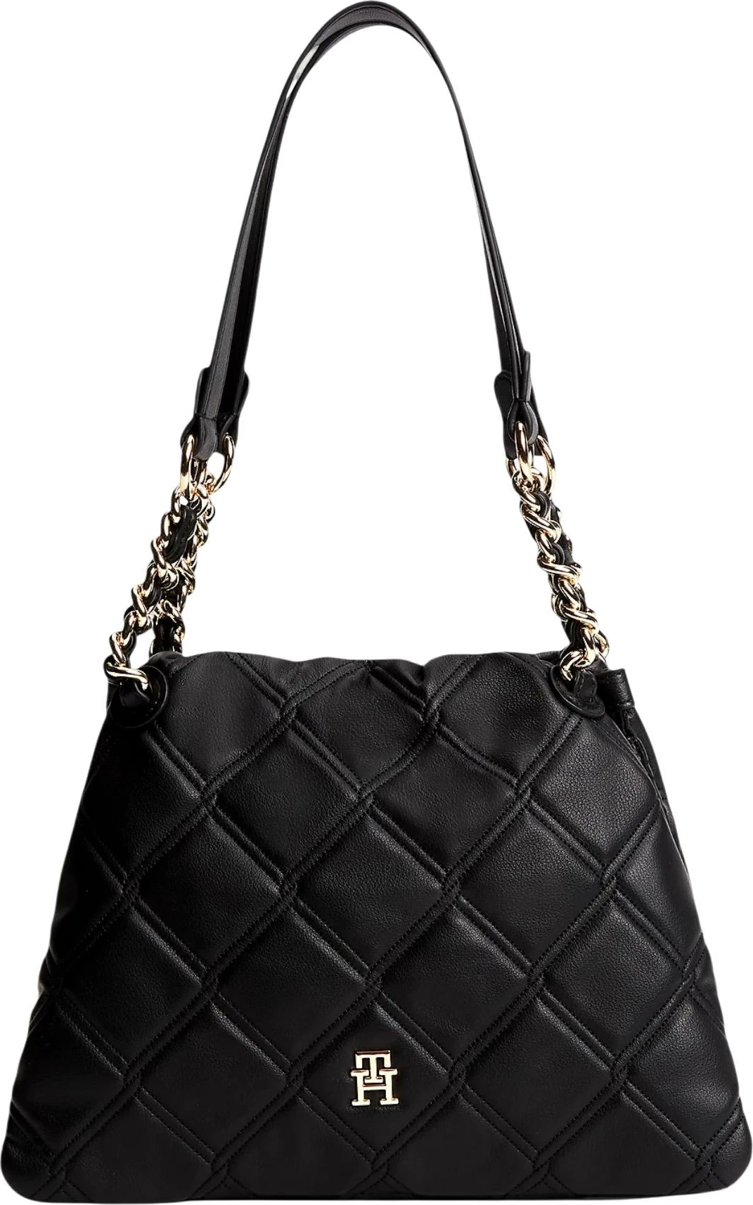 Çantë tote për femra Tommy Hilfiger TH Feminine Mini Tote AW0AW18716, e zezë