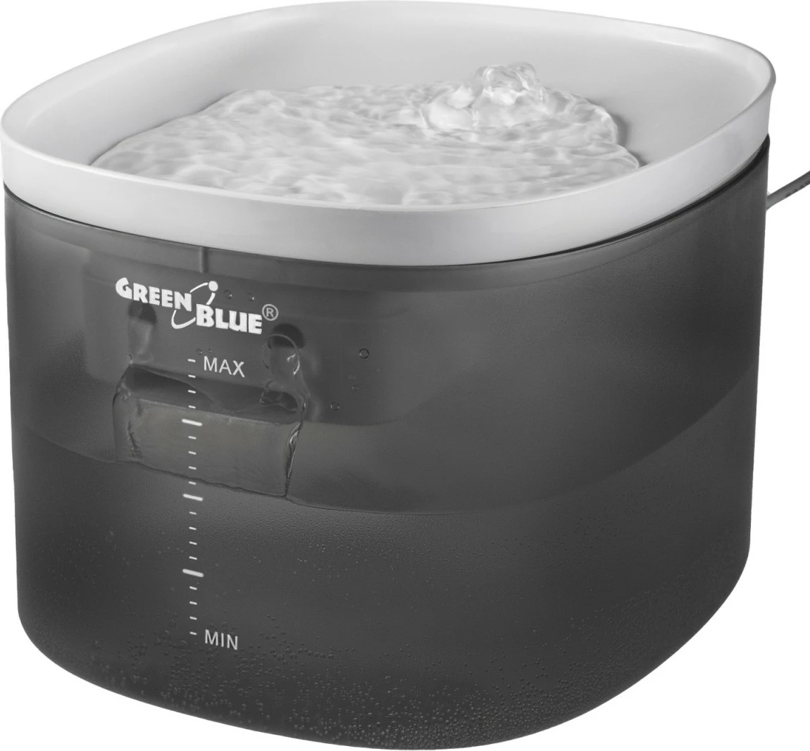 Dozator automatik uji për kafshë GreenBlue GB392, 3L, USB, Gri