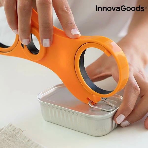 Hapëse multifunksionale InnovaGoods Kitchen Foodies 5-në-1, portokalli