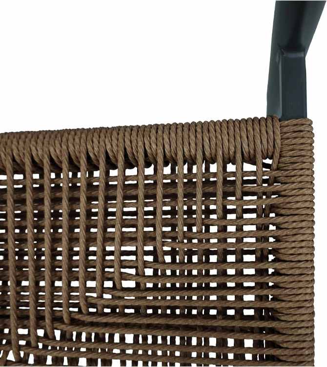 Karrige Carla, ngjyrë e zezë dhe arre, 56x59x78