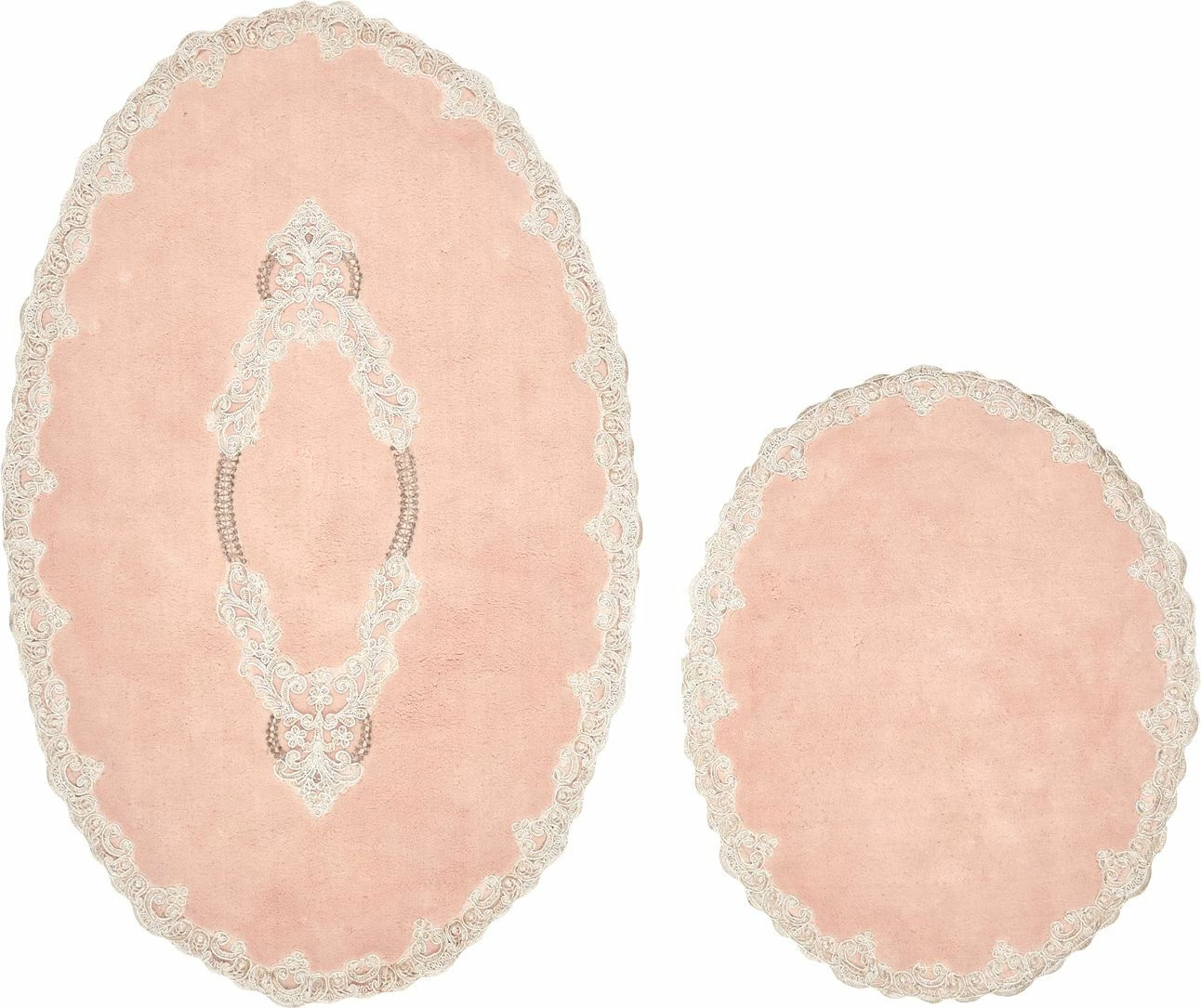 Set tapetash për banjo (2 copë), Mijolnir, Zümra, ngjyrë puder