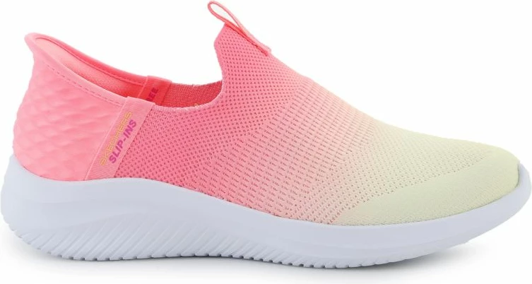 Atlete për femra Skechers, të verdha/rozë
