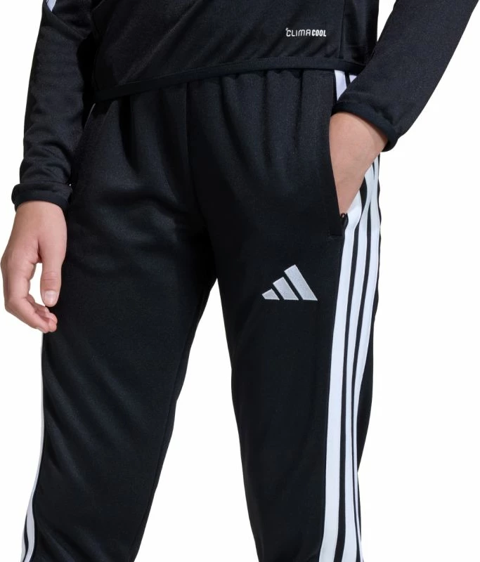 Pantallona sportive për fëmijë adidas, të bardha [Madhësia: 152 cm]