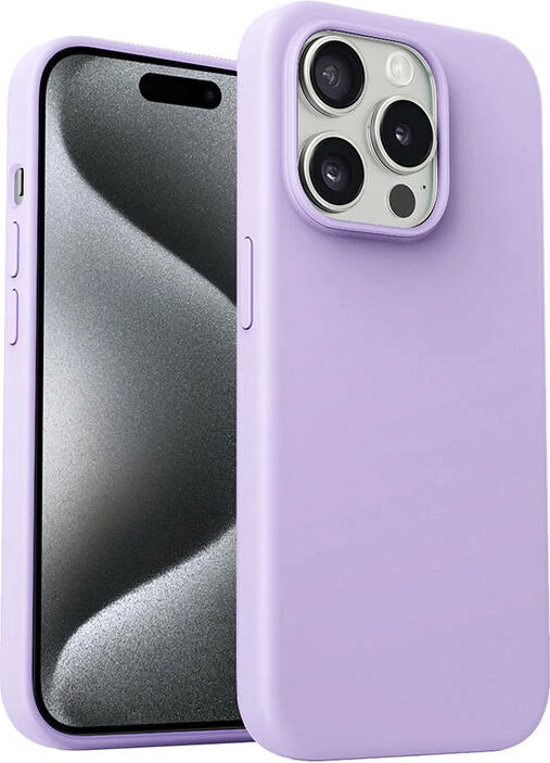 Mbështjellës Aukey PC-GJ10D për iPhone 15 Pro Max, lilac