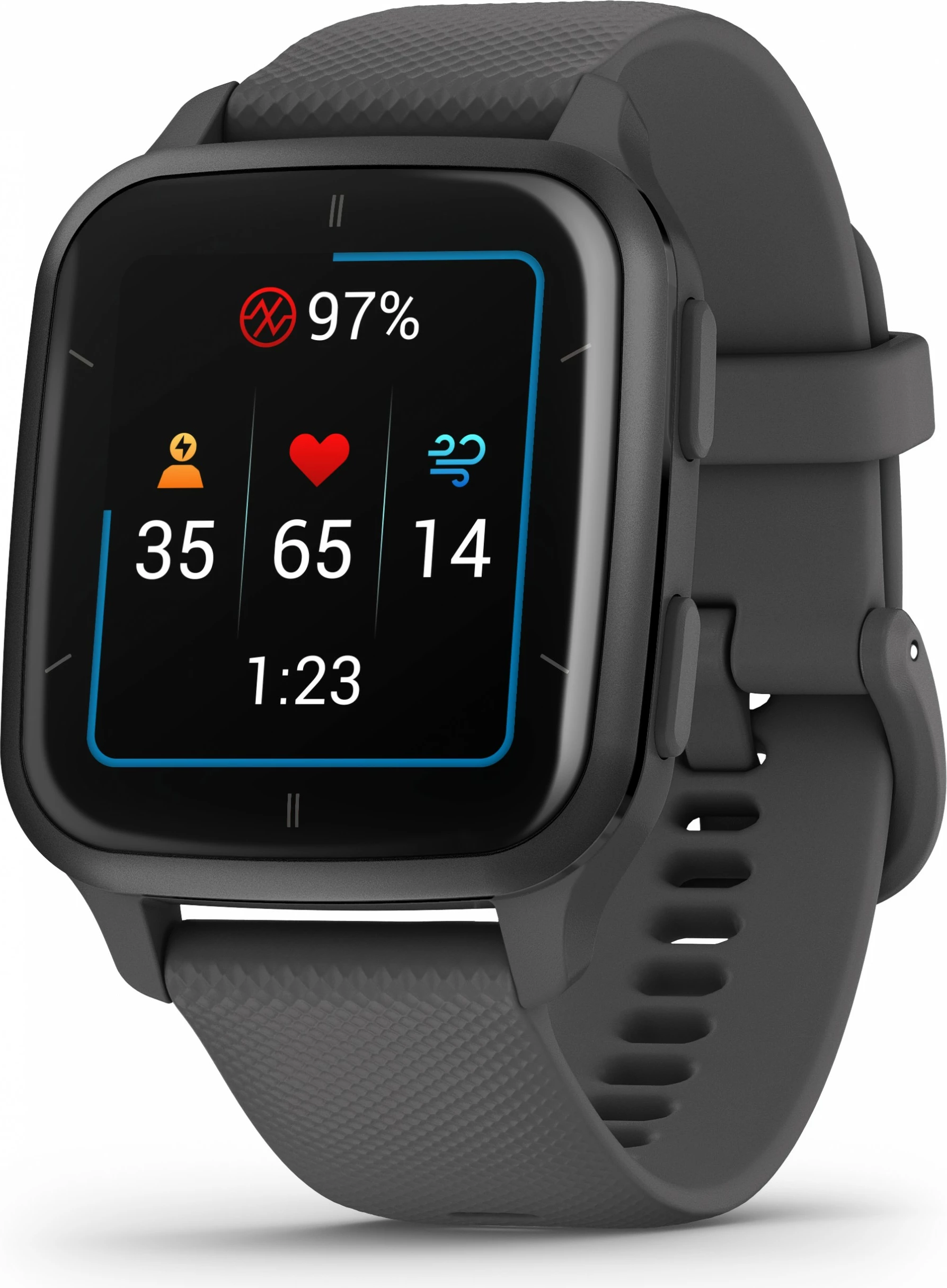 Smartwatch Garmin Venu Sq 2 40mm, AMOLED, Shadow Gray