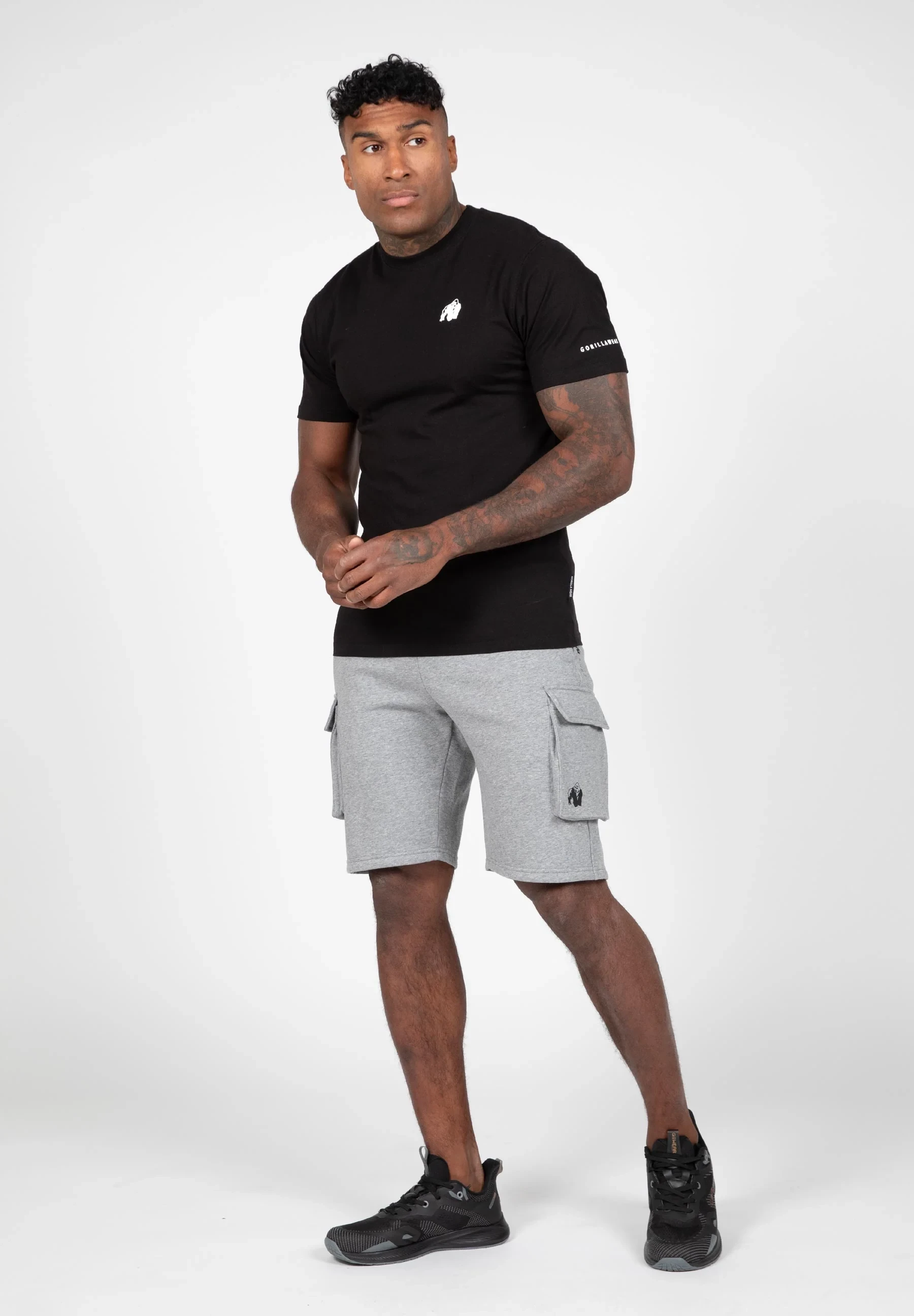 Hudson Cargo Sweat Shorts - Gray [Madhësia: XL]