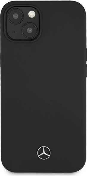 Mbështjellës Mercedes Silicone Line për iPhone 13 mini, 5.4", i zi
