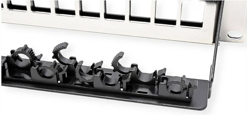 Patch panel ROLINE 26.11.0390, 24 porta, Cat6/Cat6a, 19", i zi