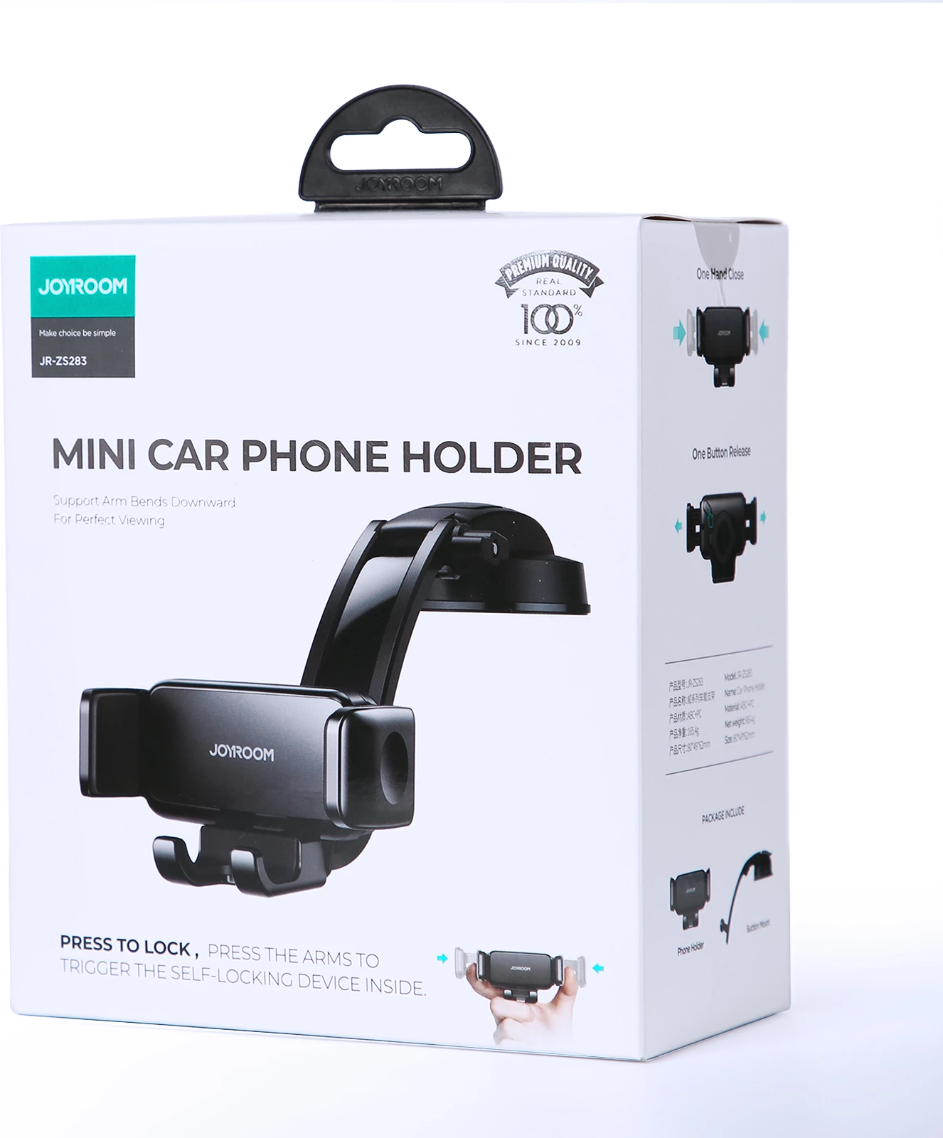 Mbajtës telefoni Joyroom JR-ZS283 për kokpit makine, i zi