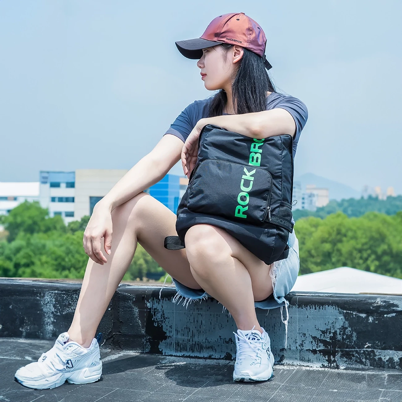 Çantë shpine sportive Rockbros H10-BK, 18L, najlon, e zezë