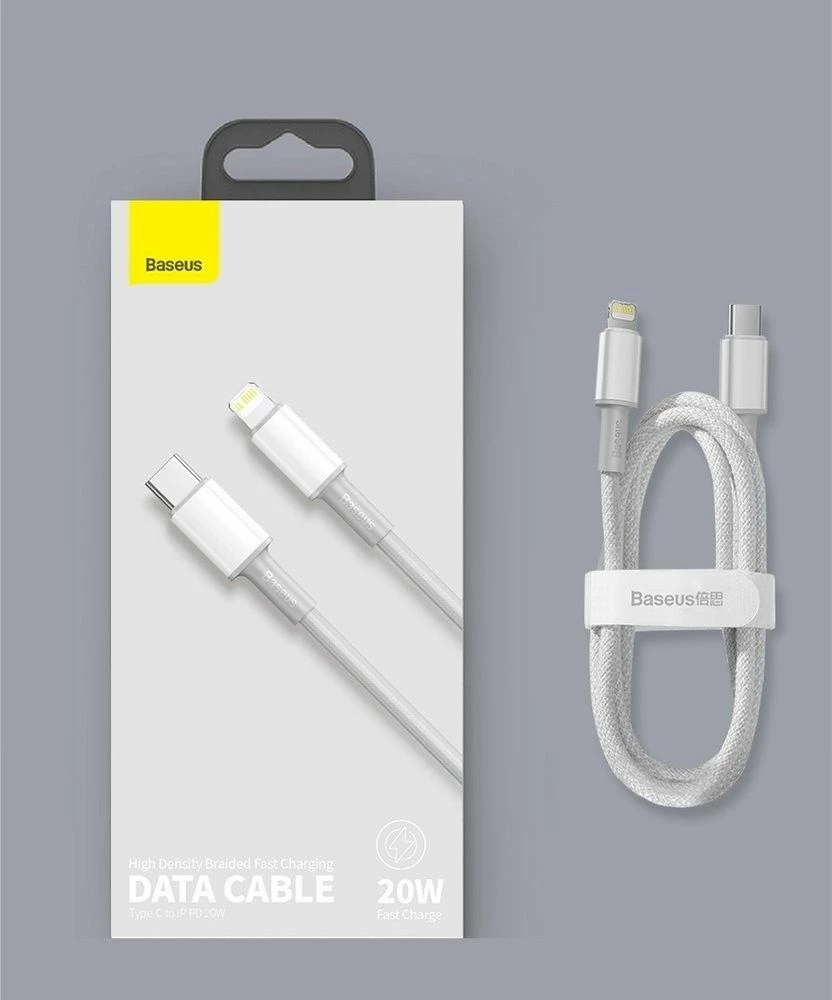 Kabllo USB-C në Lightning Baseus CATLGD-A01 2 m 20 W e zezë