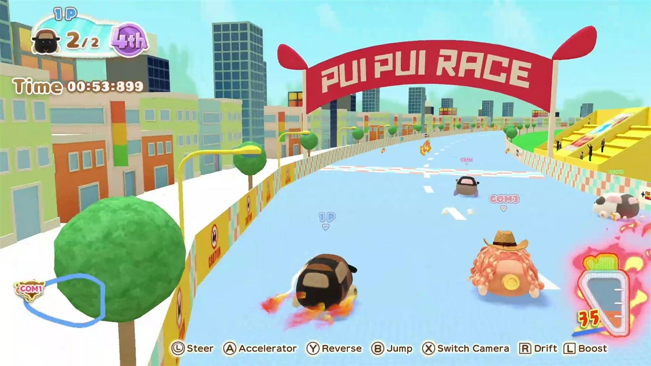 Lojë Nintendo Switch Nighthawk Interactive Pui Pui Molcar Let's! Molcar Party! (PEGI 3, 10 mini-lojëra, deri 4 lojtarë)