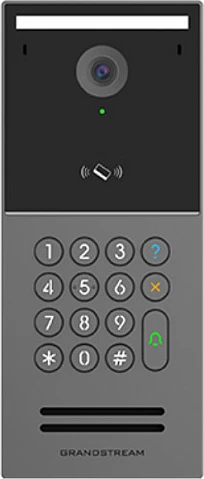 Video interfon IP Grandstream GDS3725, 4MP, PoE, RFID, IP66, ngjyrë e zezë