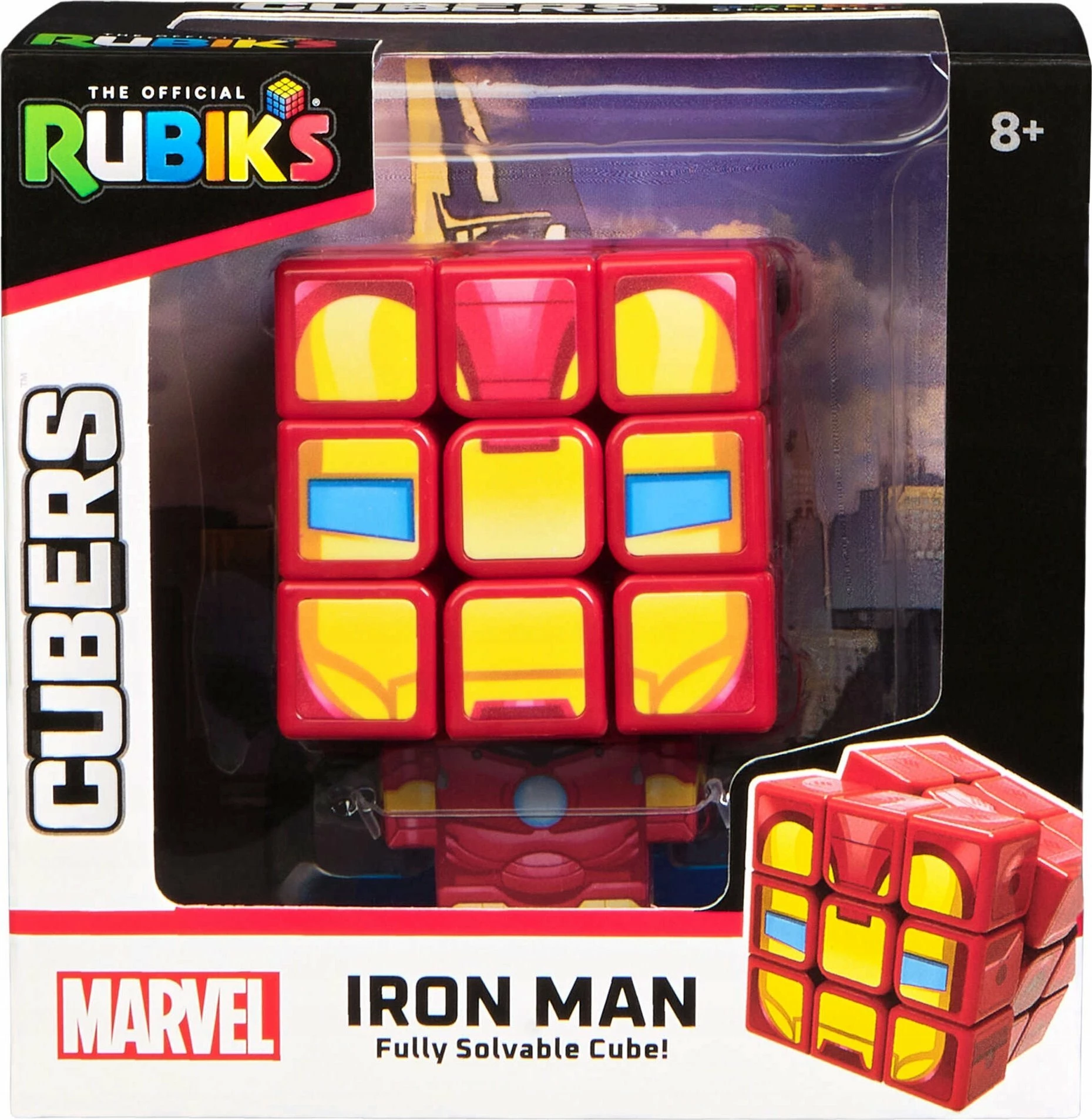 Kub Rubik's Rubik's Iron Man 3x3, set me bazë dhe trup figurine