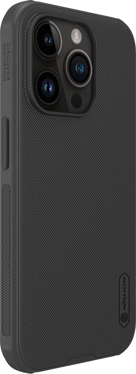 Mbështjellës Nillkin Super Frosted Shield Pro Magnetic për iPhone 15 Pro, i zi