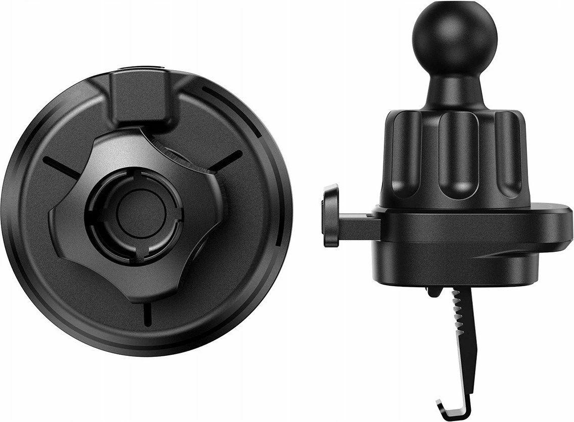 Mbajtës magnetik për celular Joyroom JR-ZS412, karikues wireless Qi2 15W, montim në grilë ventilimi, USB-C, kompatibil 4.7-7", me kabllo, i zi