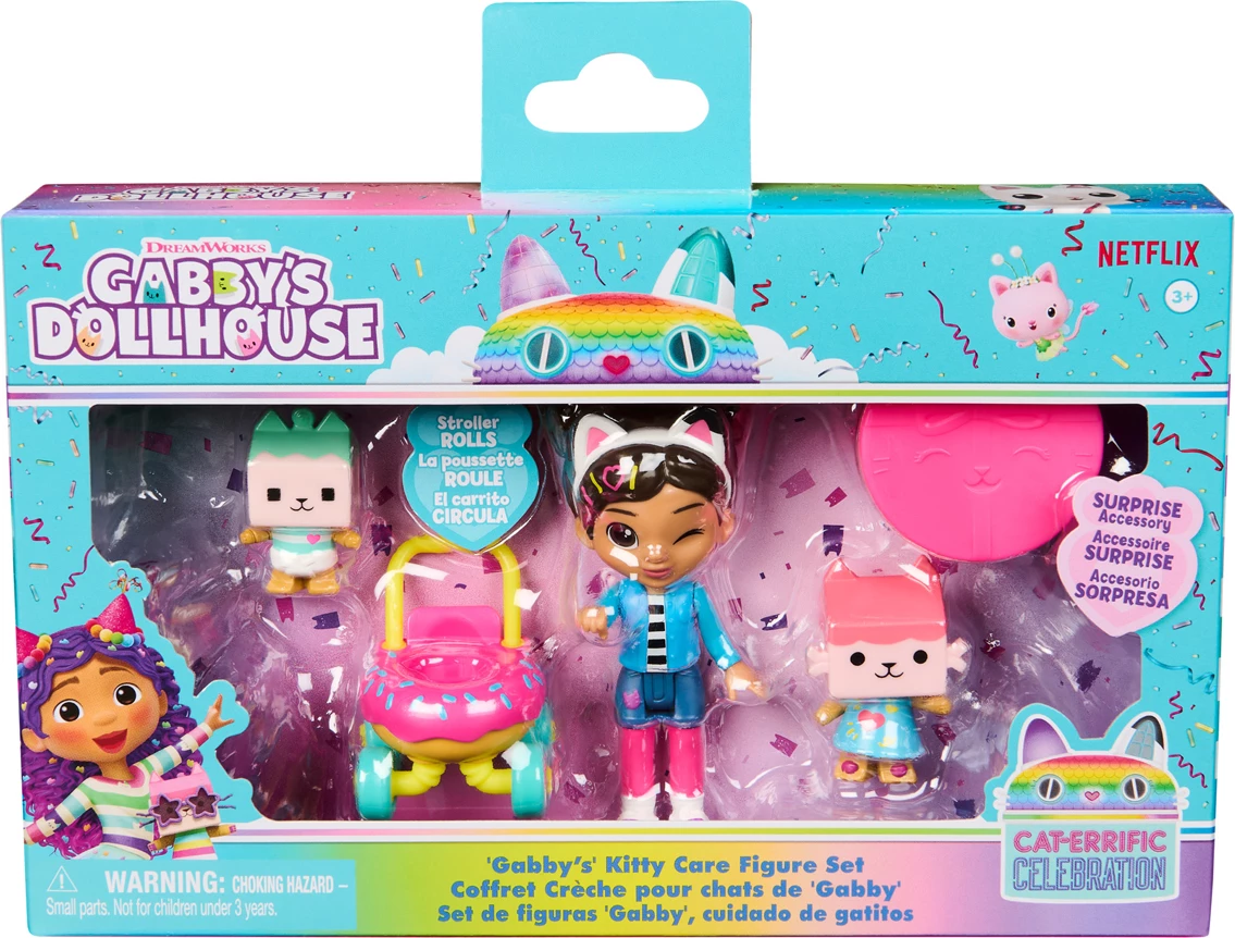 Gabby’s Dollhouse – Set Figurash Kujdesi për Macet