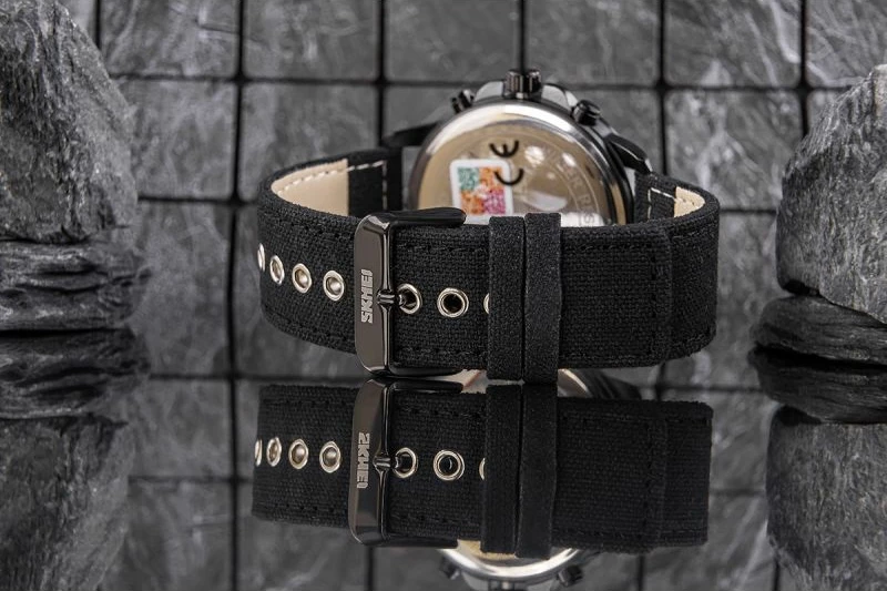 Orë dore për meshkuj Skmei, e zezë