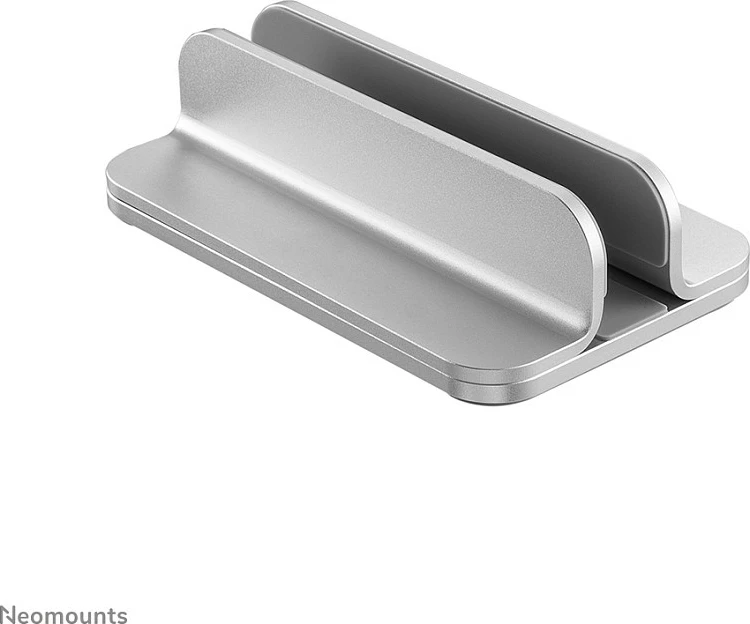 Mbajtës vertikal për laptop Neomounts NSLS300SILVER, 11-17", alumin, 5 kg, i argjendtë
