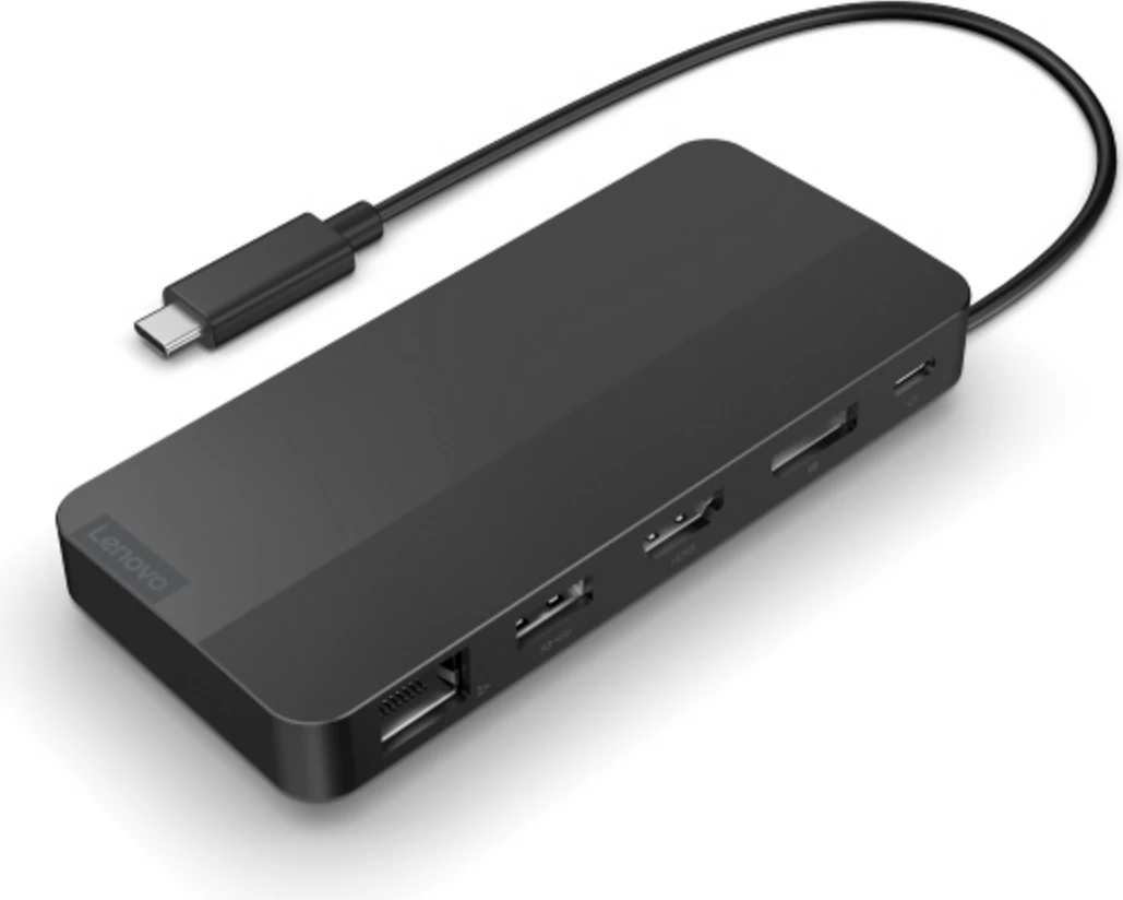 Stacion dokimi USB-C Lenovo 40B90000WW udhëtim, e zezë