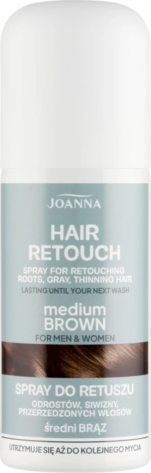 Sprej për rrënjë flokësh Joanna Hair Retouch kafe e mesme 75ml