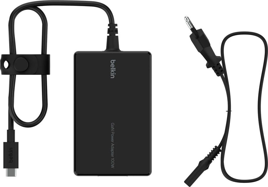 Belkin Connect USB-C Core GaN Power Adapter 100W - Black