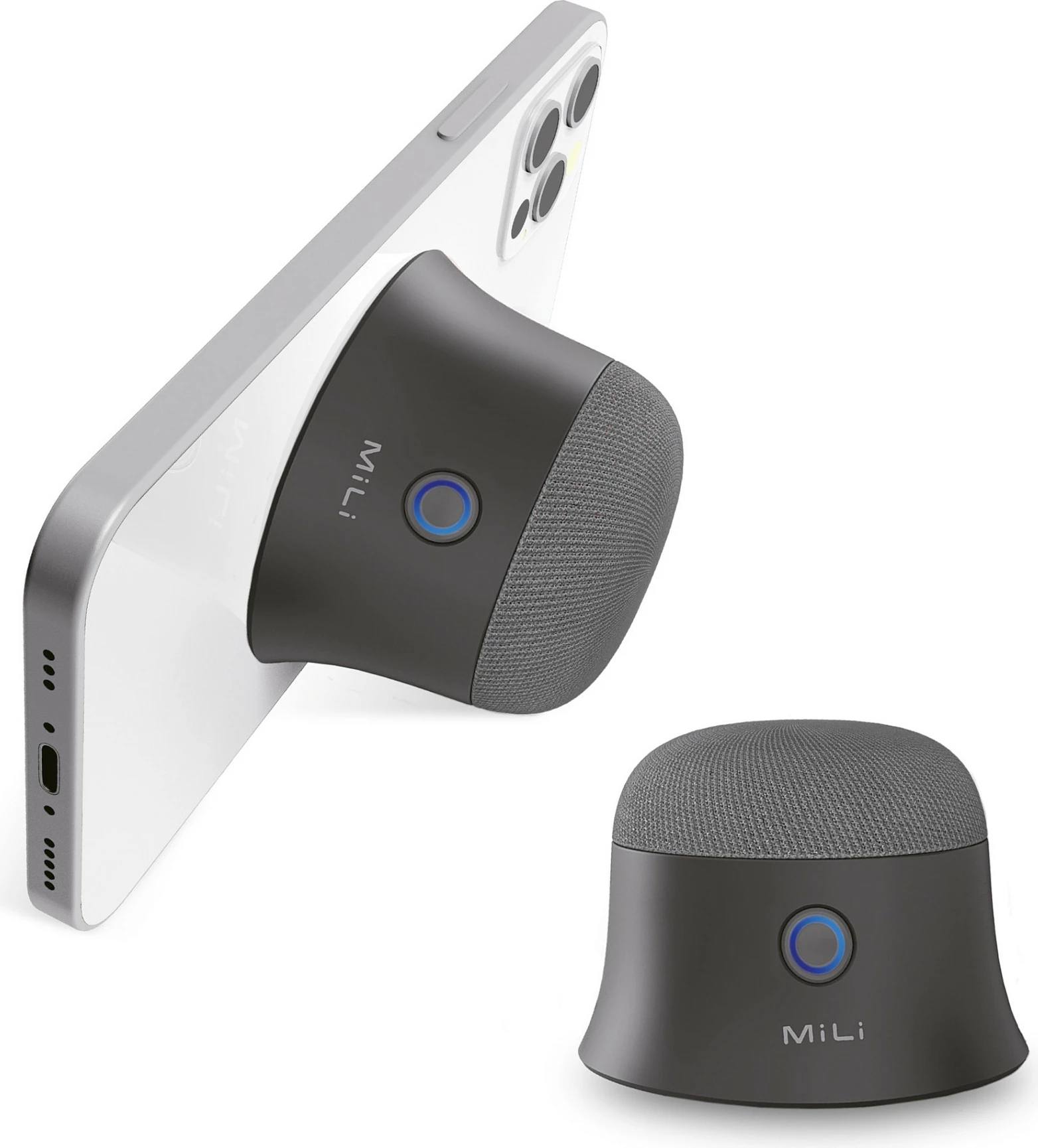 Altoparlantë Ultron Mag Soundmate, Bluetooth, 2 copë, 420mAh, gri