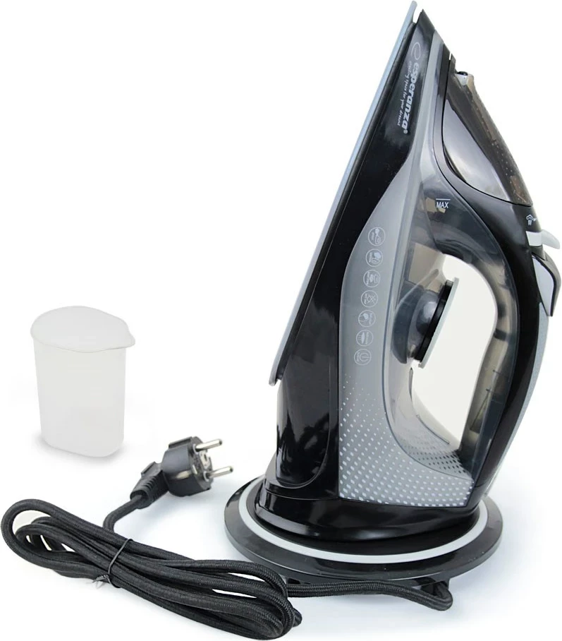 Hekur Esperanza EHI011 me avull, pllakë qeramike, 2600 W, Gri e Zi