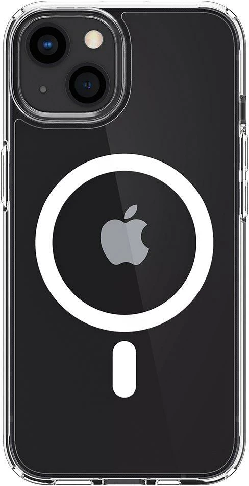Mbështjellës Spigen Ultra Hybrid Mag për iPhone 13, MagSafe, Transparent/Bardhë