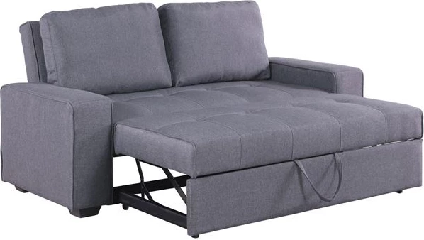 Divan/Shtrat Kanna 2 vendesh FH3082.10 me pëlhurë gri 176x102x91 cm