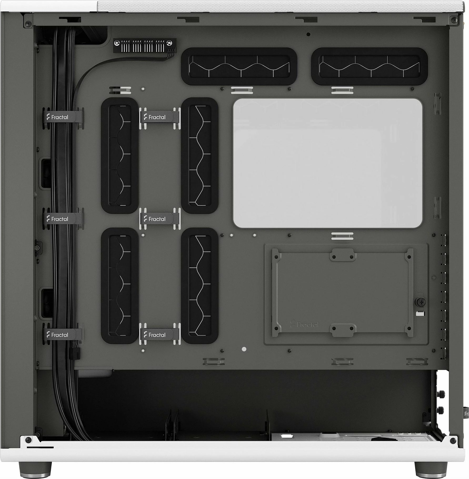 Kasë Fractal Design FD-C-NOR1X-04, Midi Tower, PC, White, ATX, EATX, micro ATX, Micro-ITX