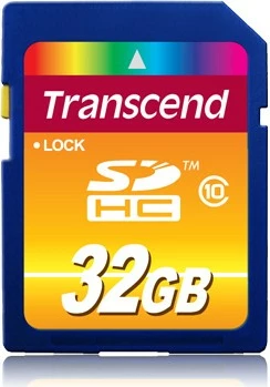 SD kartelë Transcend 32GB SDHC Class 10, e zezë
