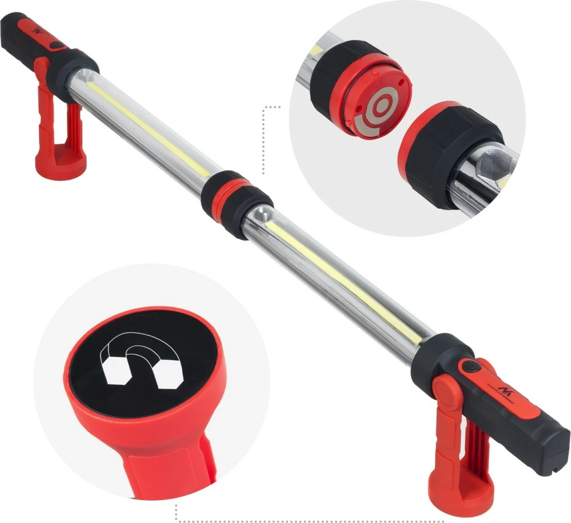 Set llampa punë Maclean MCE230 LED XXL, 2 copë, e zezë/kuqe