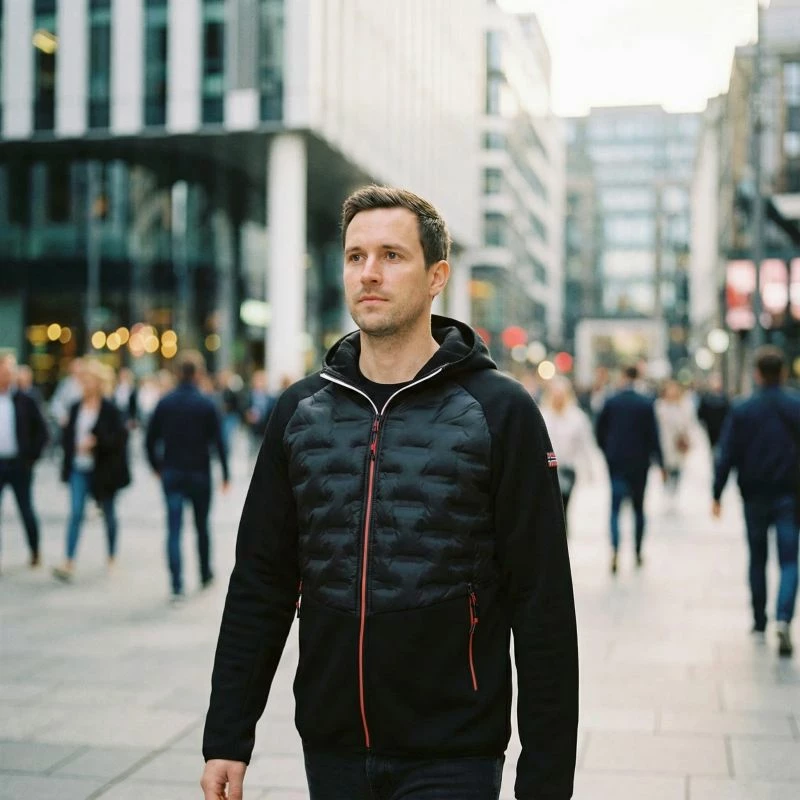 Jakne për meshkuj Geographical Norway, e zezë