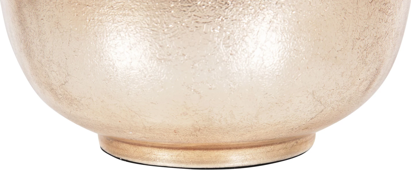 Vazo tavoline LINGON FH4233.06 metalike, ngjyrë qershie-ari perle, Φ21x37,5H cm