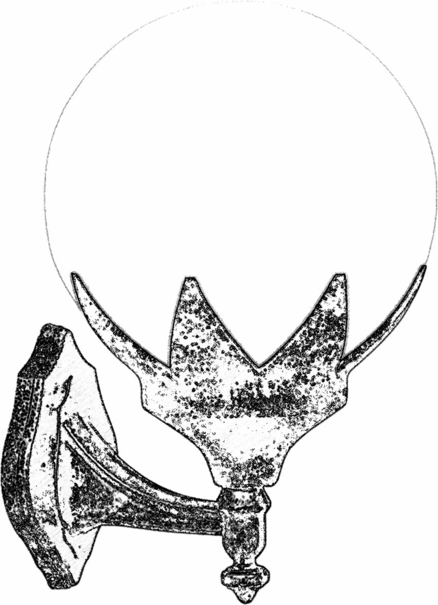 Llambë muri për jashtë, Opviq, BAP-68209-BKR, ngjyrë kafe