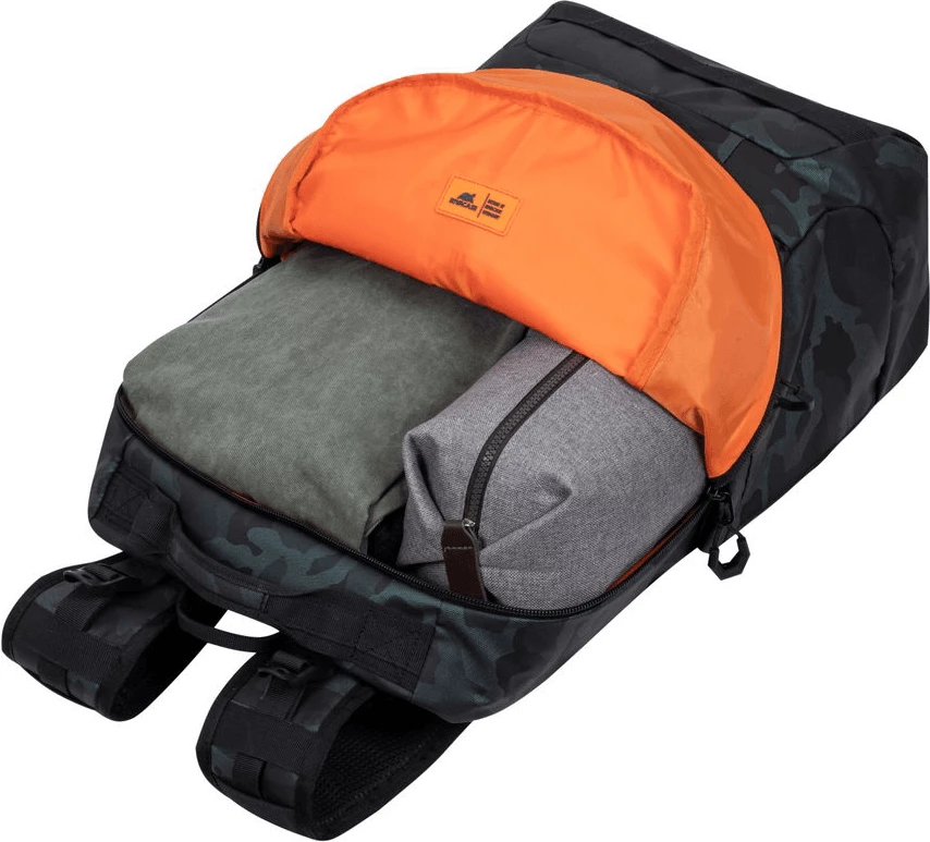 Çantë shpine RIVACASE 7661 Sherwood 32L për laptop 16" dhe tablet 10.1", navy camo