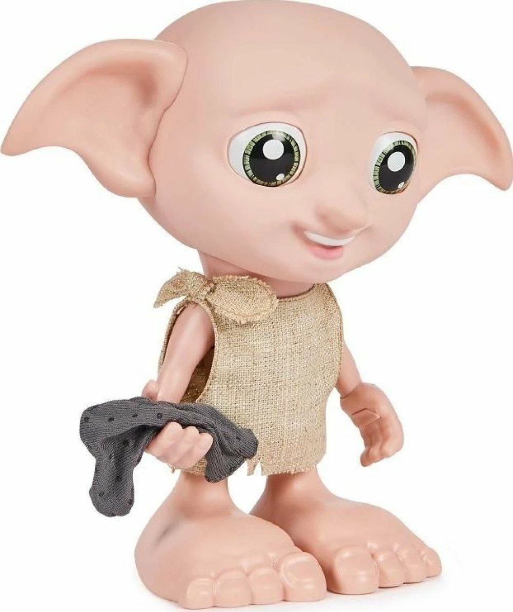 Figurinë interaktive Spin Master Zgredek (Dobby) 6069167, 22 cm, 35+ fraza, 4x AAA, me çorape, rozë