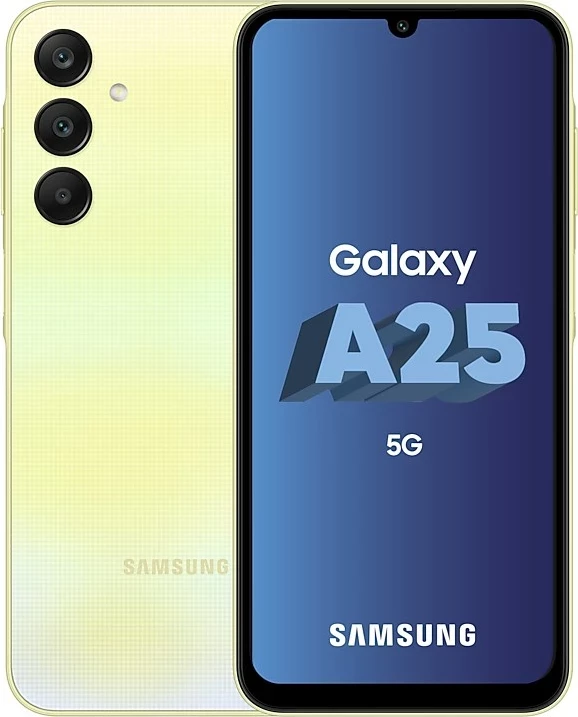 Celular Samsung Galaxy A25, 6.5", 8+256GB, 5G, i verdhë