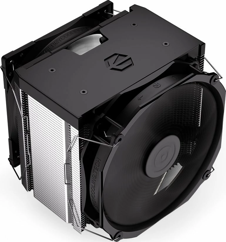 Ftohës procesori Endorfy Fortis 5 Dual Fan EY3A009, 2x fan 120/140mm PWM, TDP 220W, argjendtë/zezë