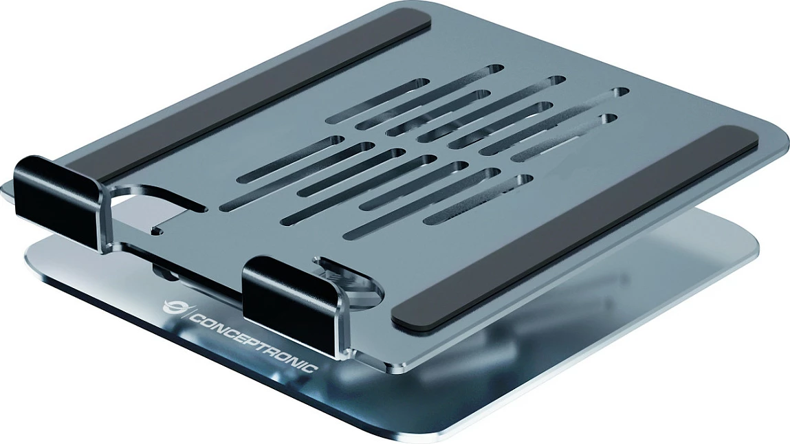 Mbajtëse tableti Conceptronic, stand 360°, alumin, max 1.5 kg, gri