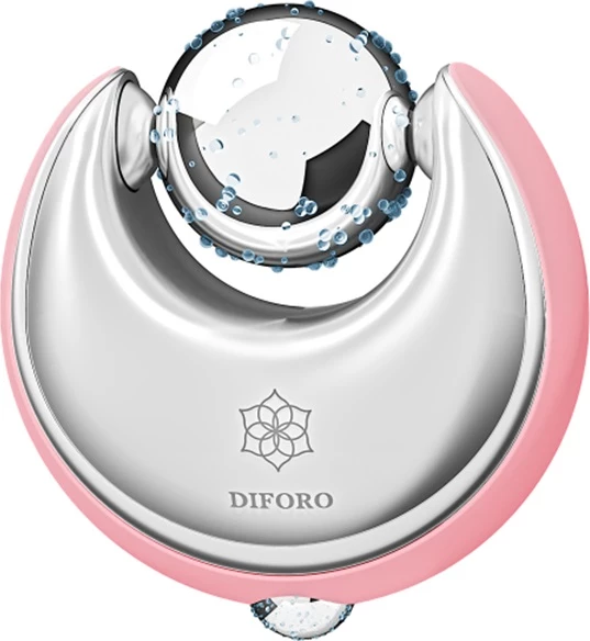 Masazhues fytyre Diforo Facial Ice Globes për femra rozë