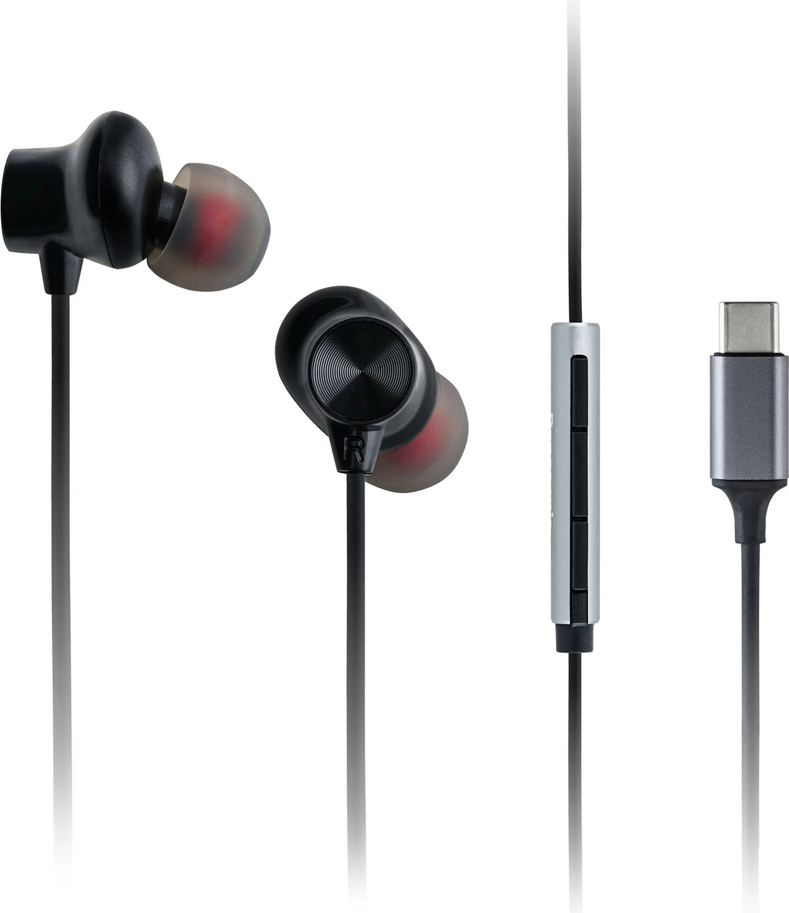 Kufje Panasonic RP-TCM225DEK, USB-C, in-ear, me mikrofon, 1.2m, të zeza