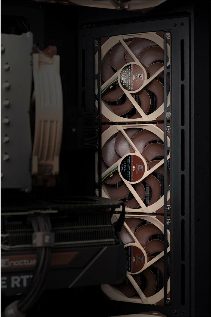 Ventilator ftohës Noctua NF-A12x25 G2 PWM Sx2-PP, 120mm, 2 copë, 1800 RPM, bezhë