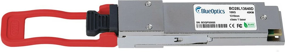 Modul transceiver BlueOptics QSFP28-100G-ER4-JU, 100GBASE-ER4, 1310nm, 40km, LC, SMF