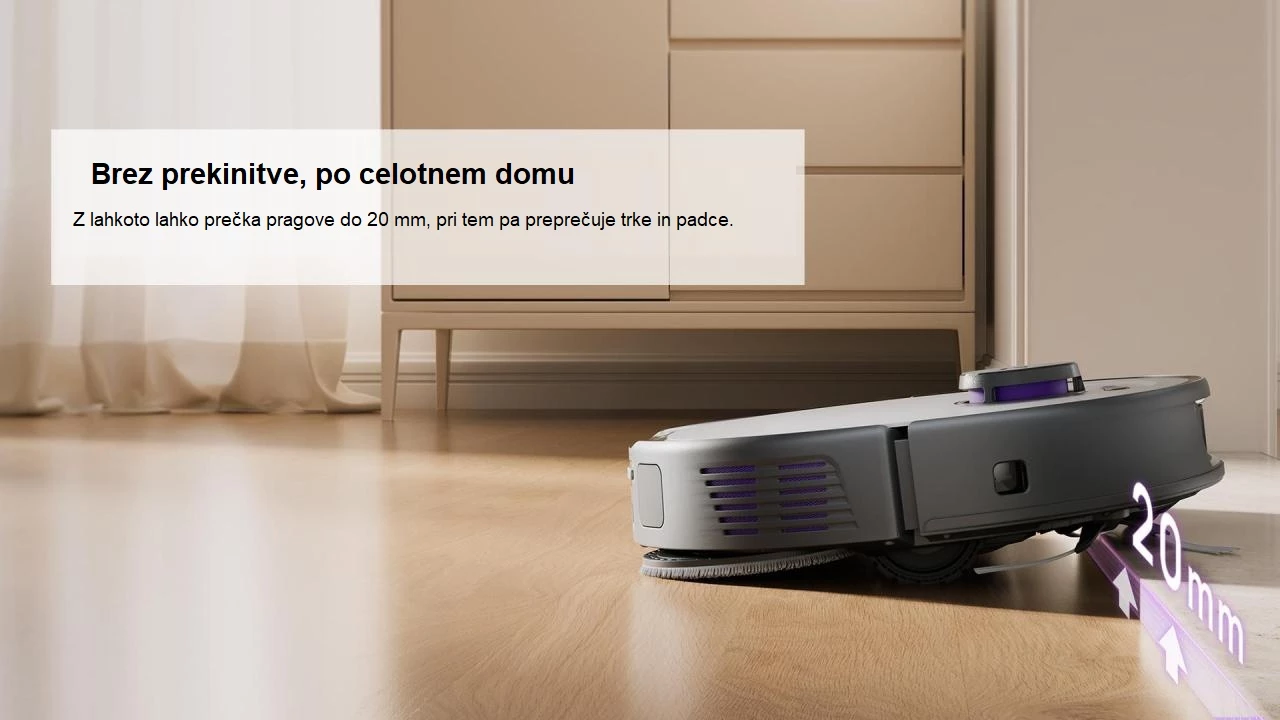 Robot fshesë me korrent 3i P10 Ultra 18000 Pa me stacion smart, e zezë