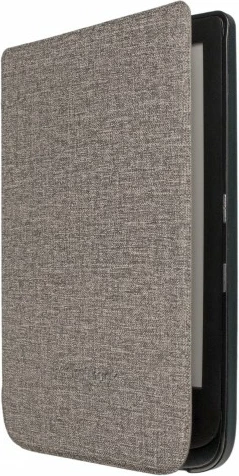 Mbështjellës Pocketbook Flip, folio, 6 inch, kafe/gri