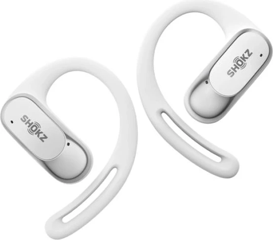 Kufje pa tela open-ear Shokz OpenFit T511-ST-WT True Wireless me grepa veshi 8.7 g, të bardha